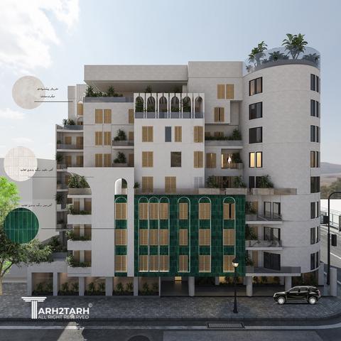 طراحی نما و روف گاردن پروژه پارک‌ویو