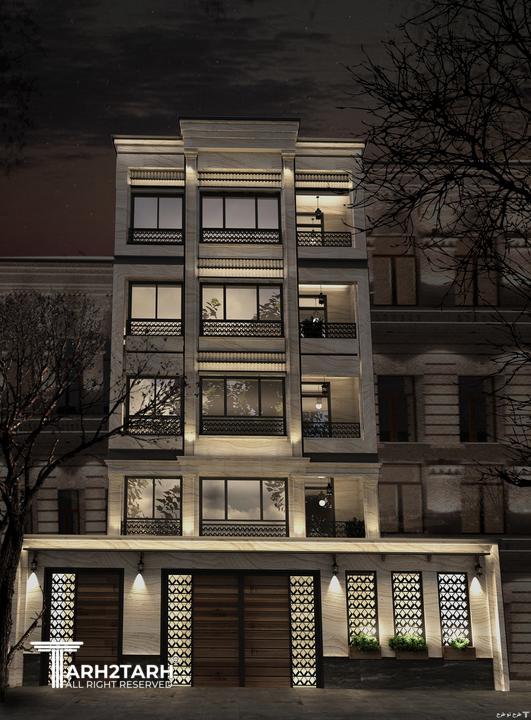 نفر اول مسابقه طراحی نما چهارراه قنات