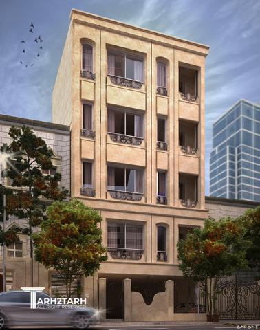 طراحی نما چهارراه قنات