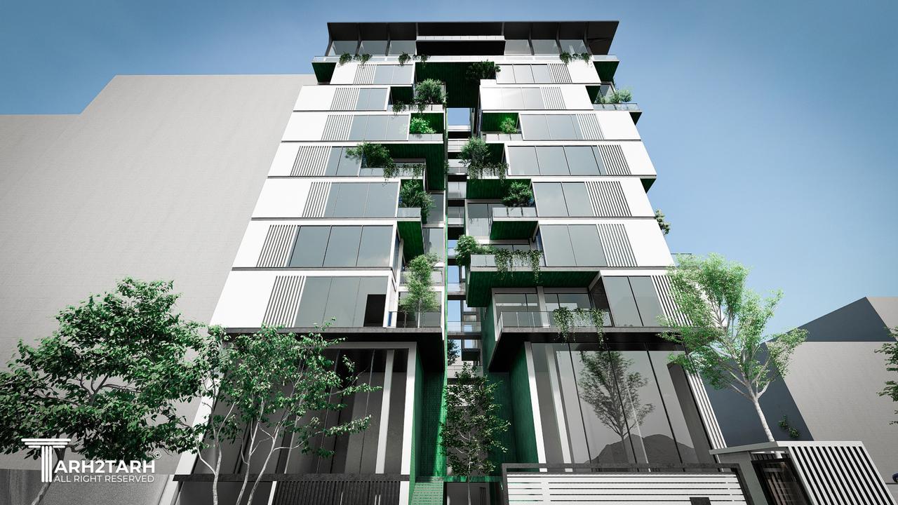 نفر اول مسابقه طراحی پلان و نما پروژه گلستان شمالی