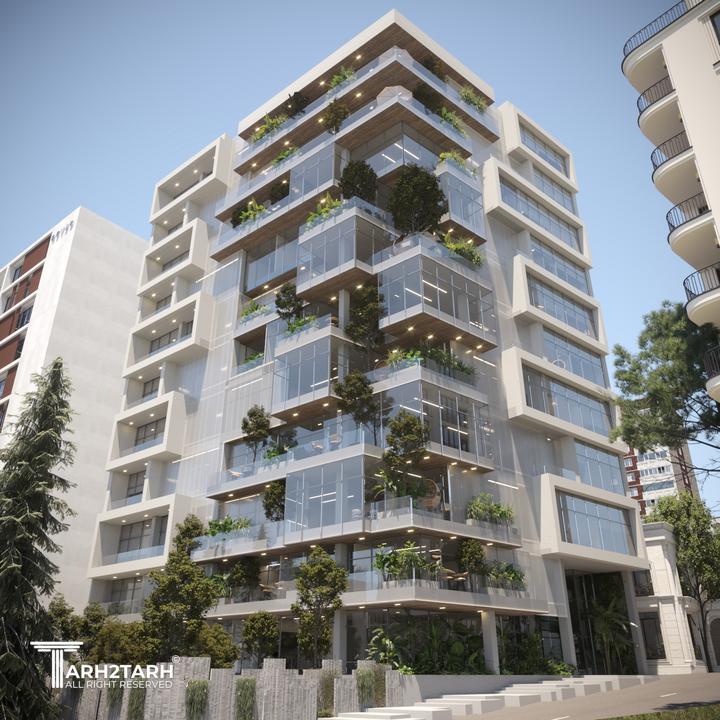 نفر دوم مسابقه طراحی پلان و نما پروژه گلستان شمالی