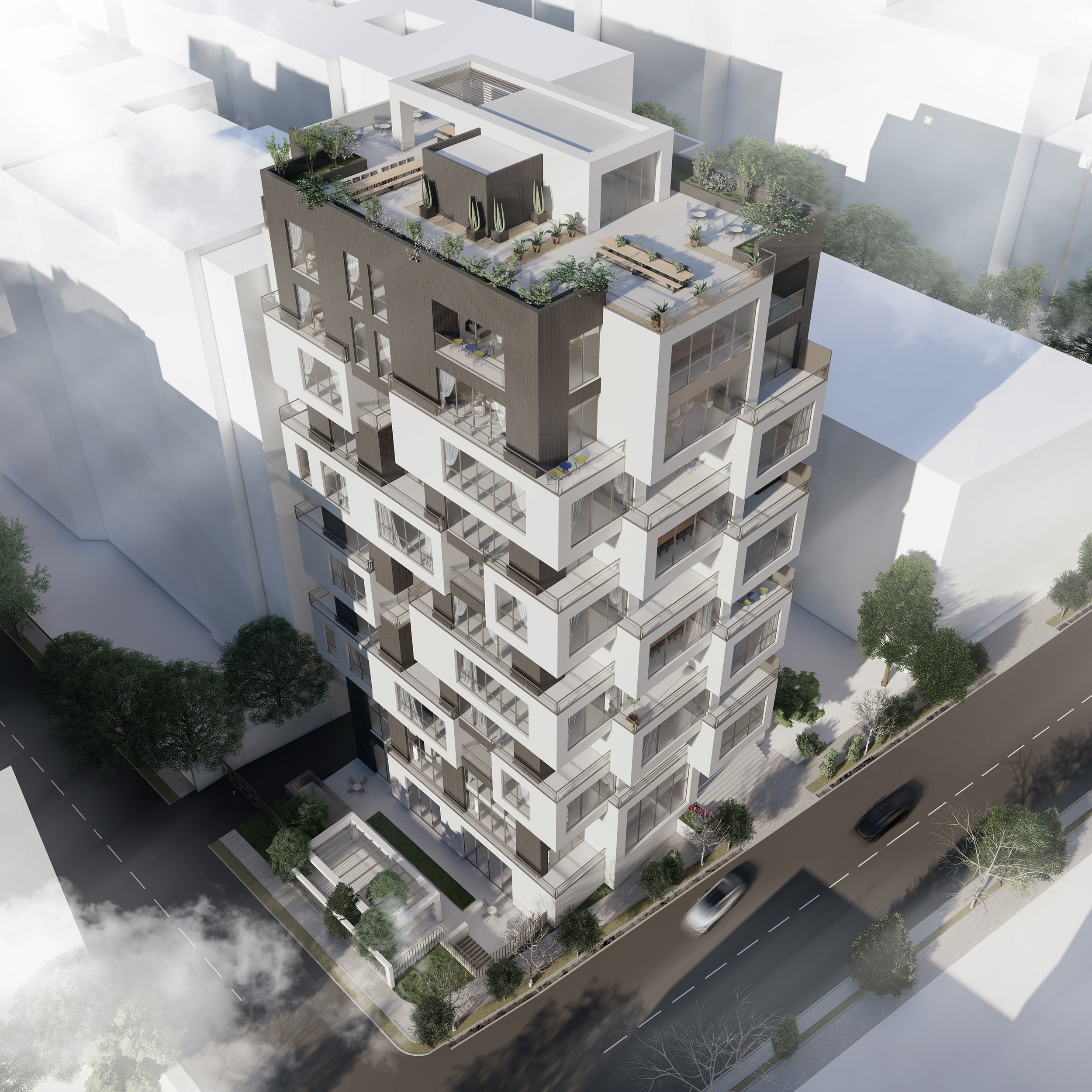 طراحی پلان و نما پروژه گلستان شمالی