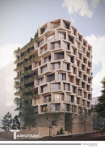 طراحی پلان و نما پروژه گلستان شمالی