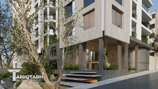 طراحی پلان و نما پروژه گلستان شمالی