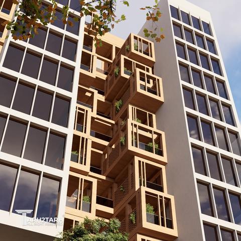 طراحی پلان و نما پروژه گلستان شمالی