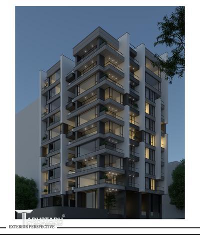 طراحی پلان و نما پروژه گلستان شمالی