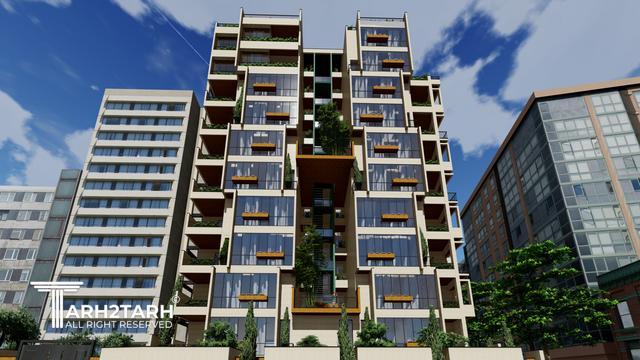 طراحی پلان و نما پروژه گلستان شمالی