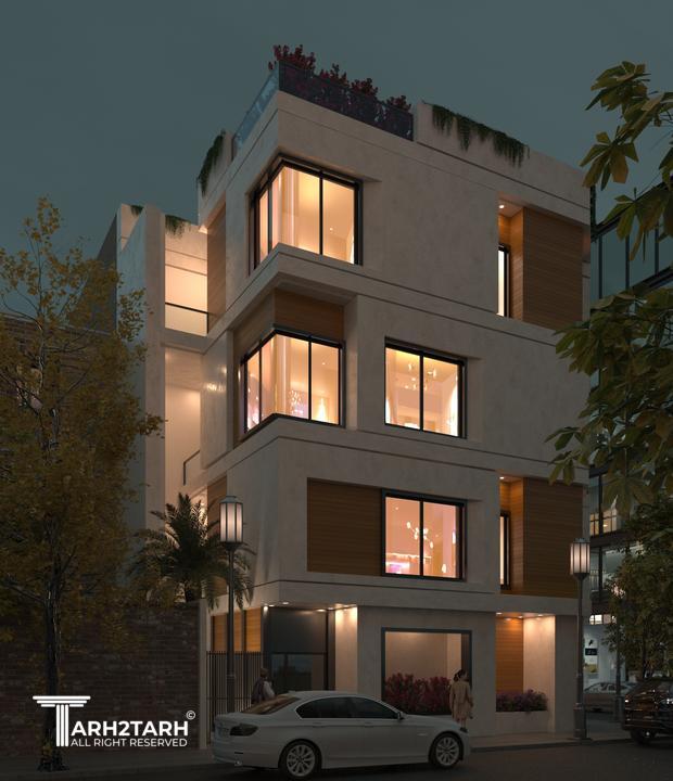 نفر سوم مسابقه طراحی نما پروژه آتریسا