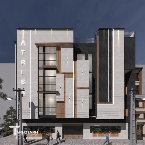 طراحی نما پروژه آتریسا