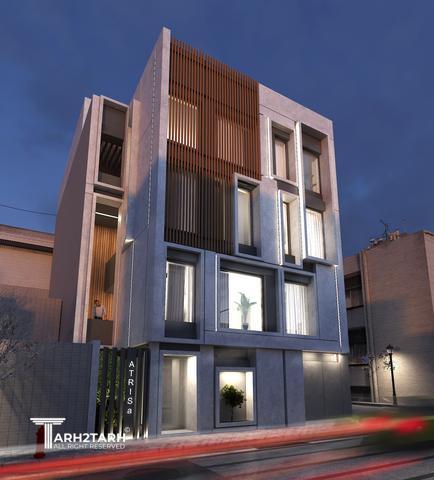 طراحی نما پروژه آتریسا