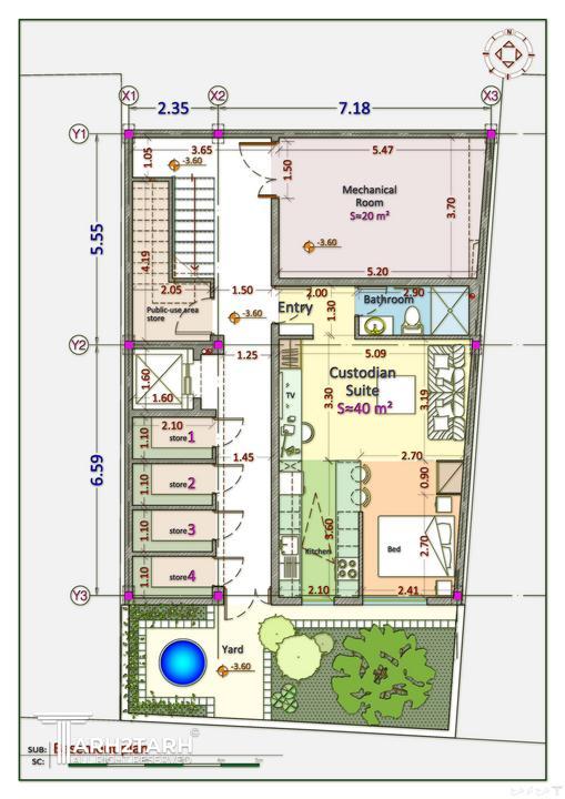 نفر اول مسابقه طراحی پلان امیرکبیر