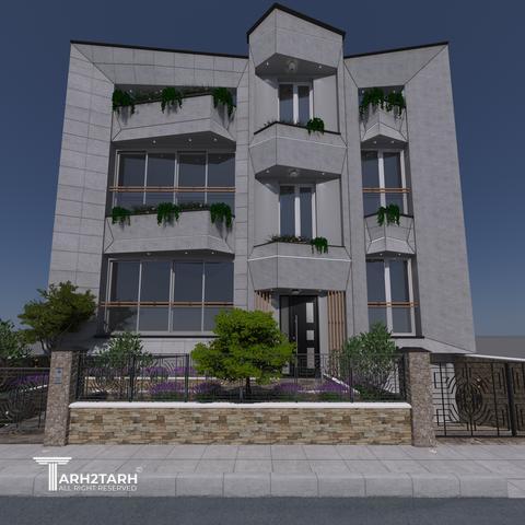 طراحی نما پردیس رودهن