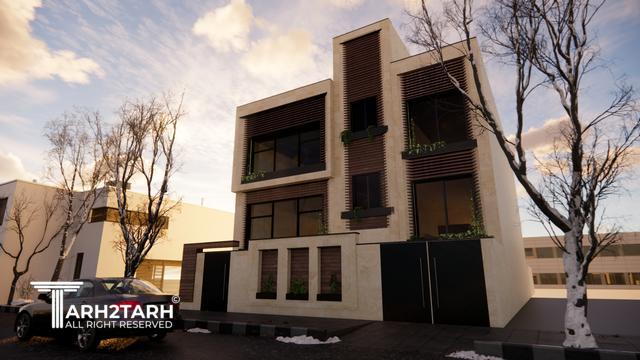 طراحی نما پردیس رودهن