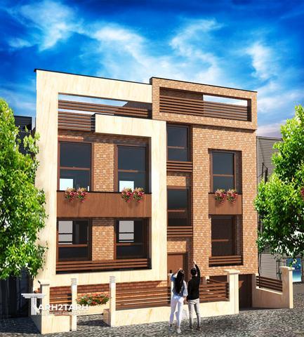 طراحی نما پردیس رودهن