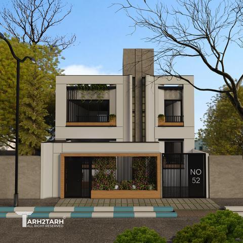 طراحی نما پردیس رودهن