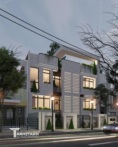 طراحی نما پردیس رودهن