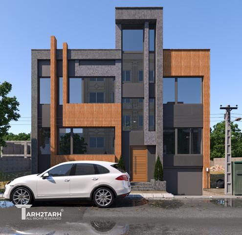 طراحی نما پردیس رودهن