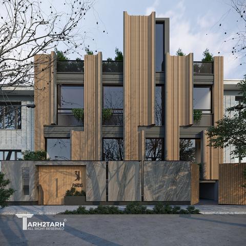 طراحی نما پردیس رودهن