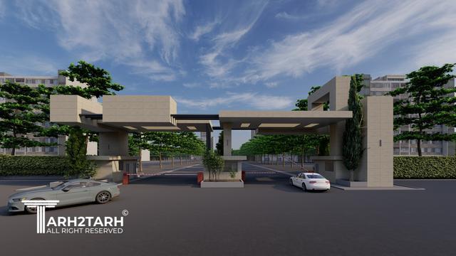 طراحی سردرب پارک علم و فناوری سلامت دانشگاه علوم پزشکی تهران