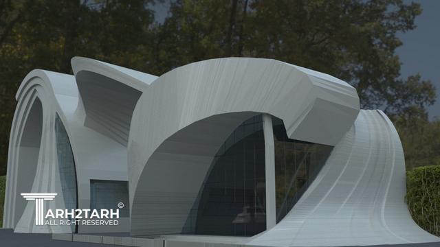 طراحی سردرب پارک علم و فناوری سلامت دانشگاه علوم پزشکی تهران