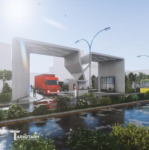 طراحی سردرب پارک علم و فناوری سلامت دانشگاه علوم پزشکی تهران