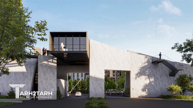 طراحی سردرب پارک علم و فناوری سلامت دانشگاه علوم پزشکی تهران