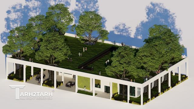 طراحی سردرب پارک علم و فناوری سلامت دانشگاه علوم پزشکی تهران