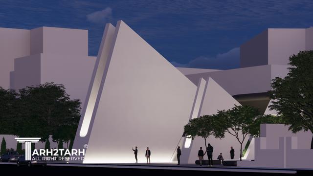 طراحی سردرب پارک علم و فناوری سلامت دانشگاه علوم پزشکی تهران