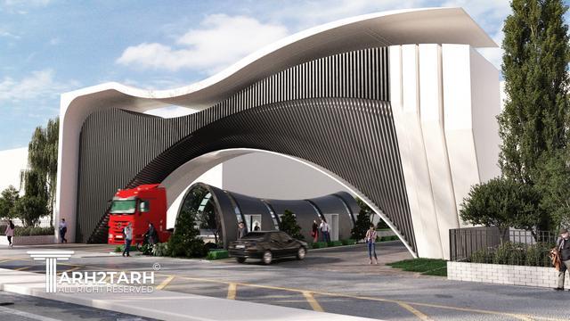 طراحی سردرب پارک علم و فناوری سلامت دانشگاه علوم پزشکی تهران