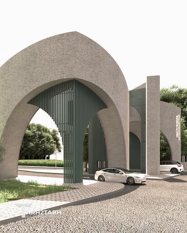 طراحی سردرب پارک علم و فناوری سلامت دانشگاه علوم پزشکی تهران