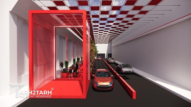 طراحی کوچه بازار مبل خلیج‌فارس