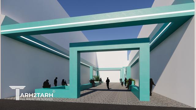 طراحی کوچه بازار مبل خلیج‌فارس