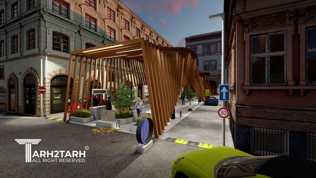 طراحی کوچه بازار مبل خلیج‌فارس