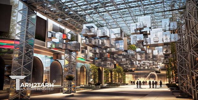 طراحی کوچه بازار مبل خلیج‌فارس