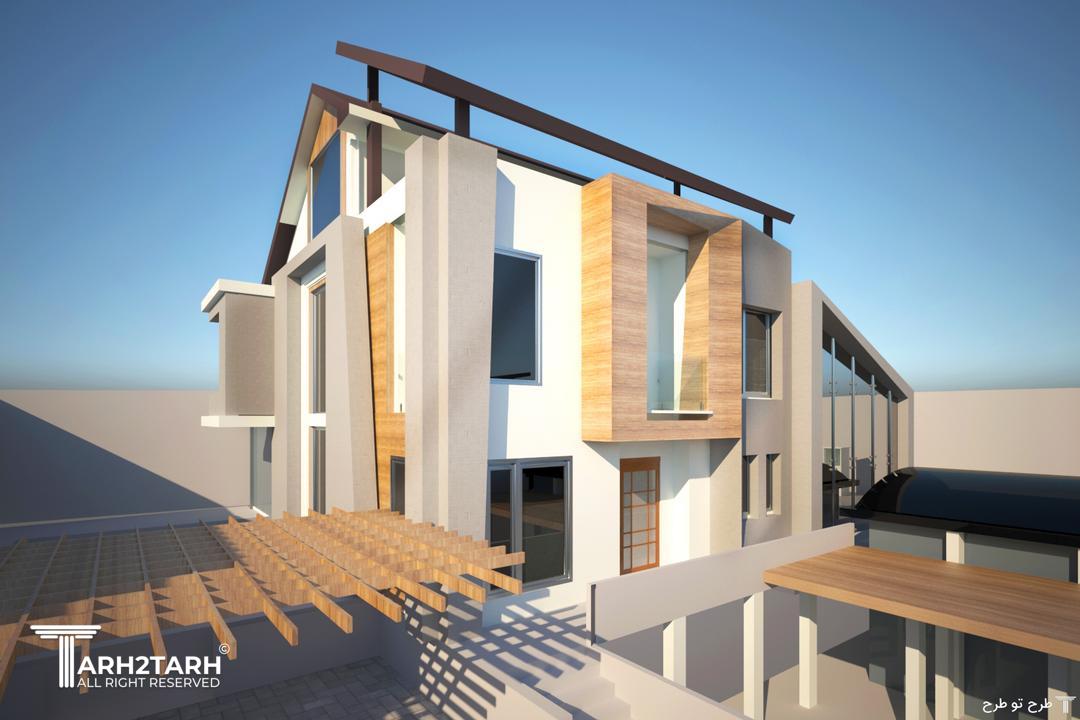 مسابقه طراحی حجم و نمای ویلای کوهسار