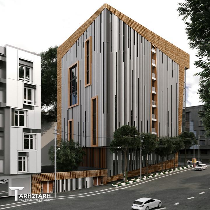 مسابقه طراحی نما ساختمان اداری شمیران