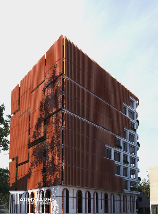 مسابقه طراحی نما ساختمان اداری شمیران