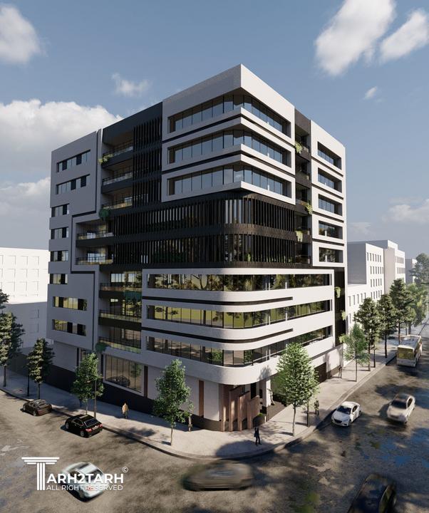 مسابقه طراحی نما ساختمان اداری شمیران