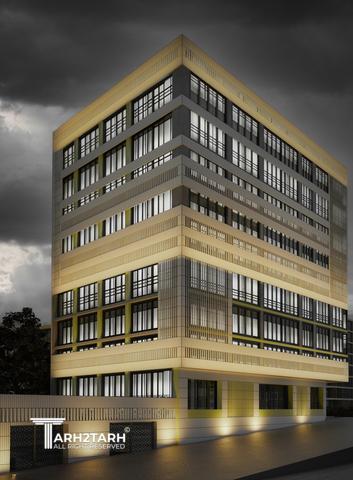 طراحی نما ساختمان اداری شمیران