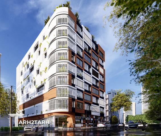 طراحی نما ساختمان اداری شمیران