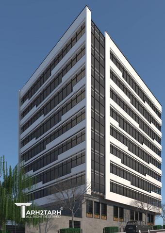 طراحی نما ساختمان اداری شمیران