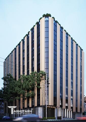 طراحی نما ساختمان اداری شمیران