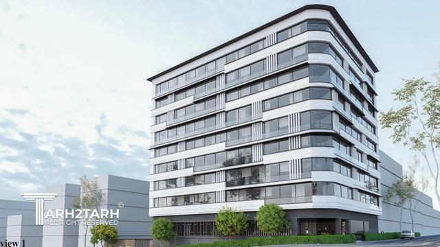 طراحی نما ساختمان اداری شمیران