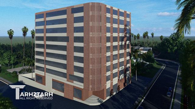 طراحی نما ساختمان اداری شمیران