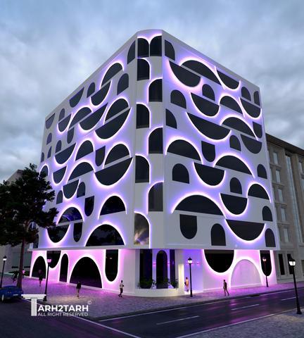 طراحی نما ساختمان اداری شمیران