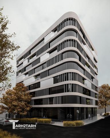 طراحی نما ساختمان اداری شمیران