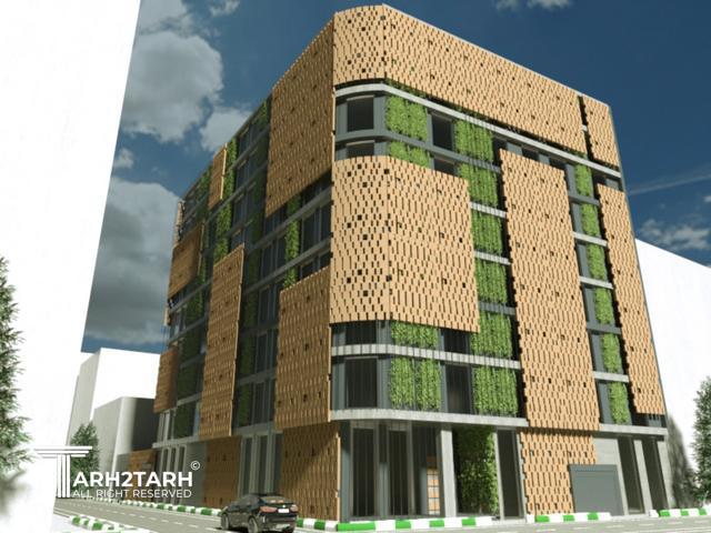 طراحی نما ساختمان اداری شمیران