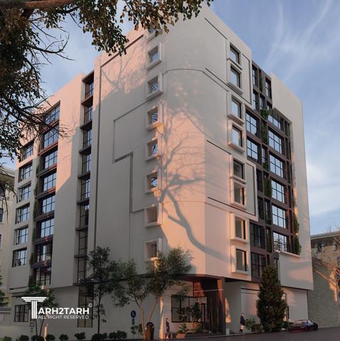 طراحی نما ساختمان اداری شمیران