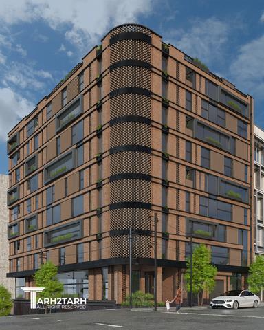 طراحی نما ساختمان اداری شمیران