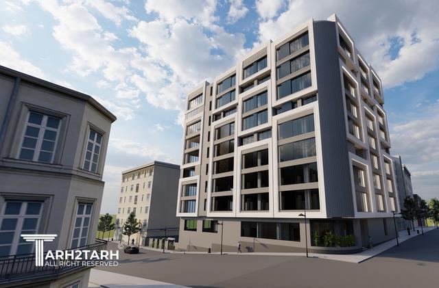 طراحی نما ساختمان اداری شمیران